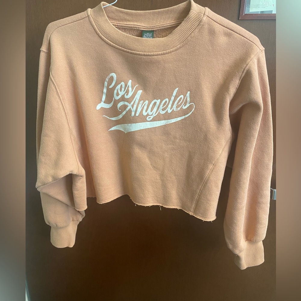 Wild Fable Los Angeles Crop Top Sweater Size M